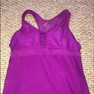 Fuchsia Nike sports top